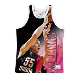 Mitchell & Ness NBA Behind The Back Tank Miami Heat - Jason Williams - MSTKMI19002-MHEWHITJWI