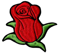 Red Rose Patch