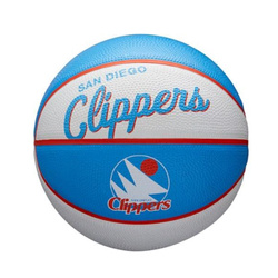 Wilson NBA Retro Los Angeles Lakers Mini Outdoor Basketball - WTB3200XBLAL