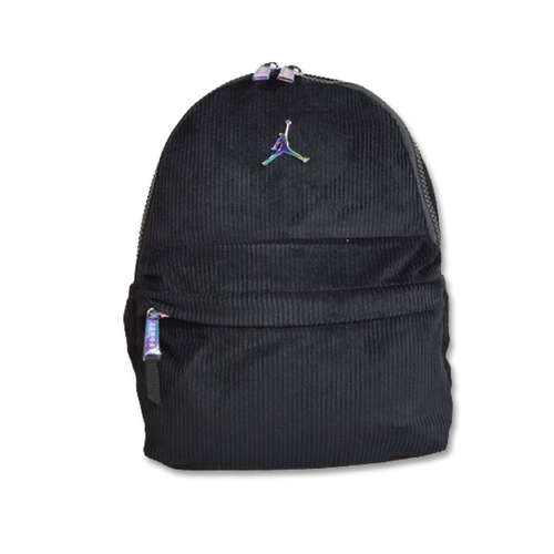  Air Jordan Corduroy Girls Mini Backpack Black - 2A0860-023