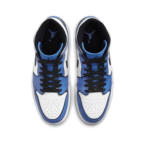 Air Jordan 1 Mid Signal Blue SE Shoes - DD6834-402