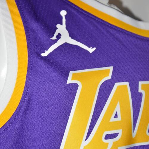 Air Jordan NBA LeBron James Los Angeles Lakers Jersey Men's Swingman - CV9481-513