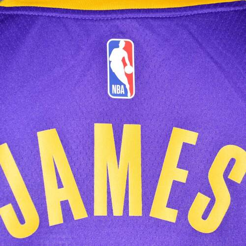 Air Jordan NBA LeBron James Los Angeles Lakers Jersey Men's Swingman - CV9481-513