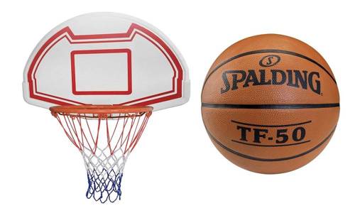 Basketball Backboard MASTER 90 x 60 cm + Spalding TF-50 Basketball