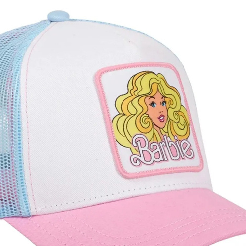 Capslab Barbie Trucker Snapback Cap Turquoise/White/Pink - CL/BA1/2/CT/BA17