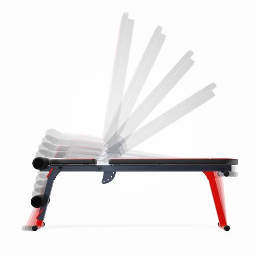 Gym adjustable bench for abdominal exercises foldable, incline K-SPORT -  KSSL024