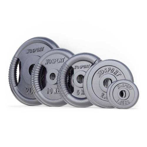 Gym set of cast iron weights 78 kg K-SPORT - OZ78