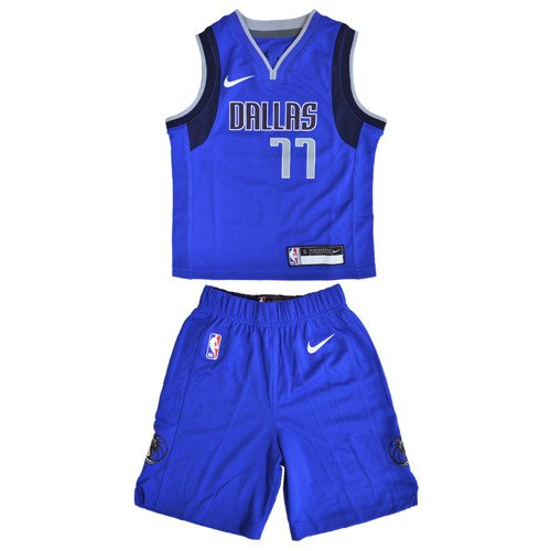 Kids Set NBA Dallas Maverics Luka Doncic Jersey + Pants - EZ2B3BBYF-MAVDL