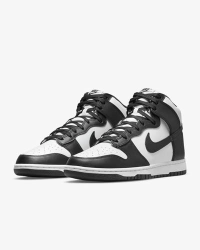 Men's Sneakers Nike Dunk High Black White Retro Panda - DD1399-105