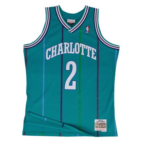 Mitchell & Ness Charlotte Hornets Larry Johnson Swingman Jersey