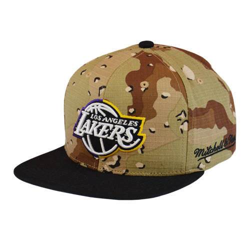 Mitchell & Ness NBA Choco Camo Snapback Los Angeles Lakers - HHSS11001-LALYYPPPCAMO