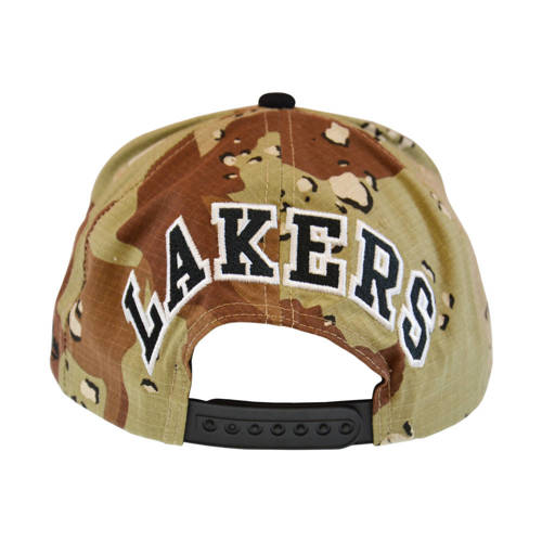 Mitchell & Ness NBA Choco Camo Snapback Los Angeles Lakers - HHSS11001-LALYYPPPCAMO