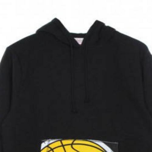 Mitchell & Ness NBA Cropped Logo Los Angeles Lakers Hoody - BMPHINTL909-LALBLCK