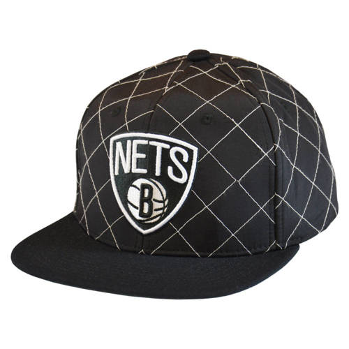 Mitchell & Ness NBA Quilted Taslan Snapback Brooklyn Nets - HHSS3170-BNEYYPPPBLCK