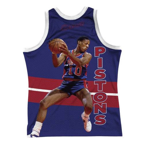 Mitchell & Ness Sublimated Player Tank NBA Detroit Pistons Dennis Rodman