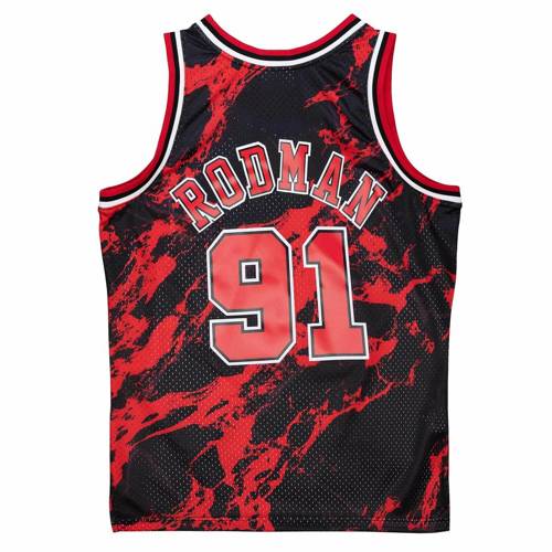 Mitchell & Ness Team Marble Swingman Dennis Rodman Chicago Bulls 1997-98 Jersey