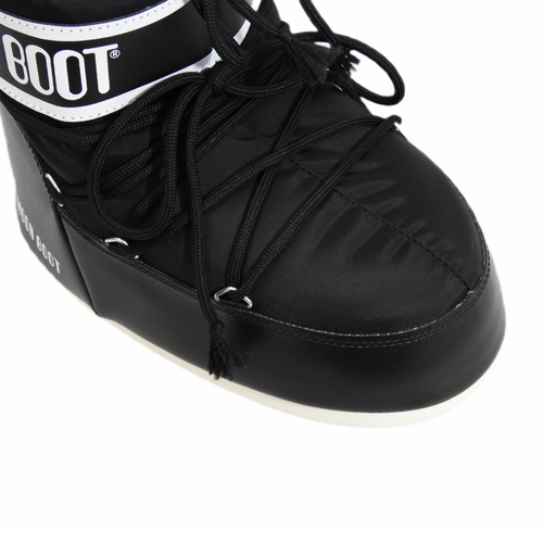 Moon Boot MB Icon Low Nylon Black Boots - 80D1409340-N001