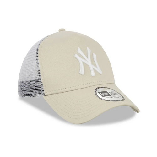 New Era 9FORTY NY New York Yankees Stone A-Frame Trucker Cap - 12523893