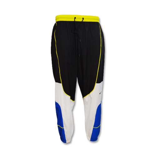 Nike Throwback Pants Black/White/Opti Yellow/Signal Blue - CV1914-013