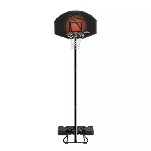 Spalding Highlight 44" Composite Portable Basketball Hoop + Ball Jordan Ultimate 2.0