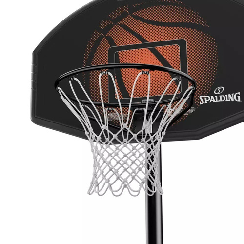 Spalding Highlight 44" Composite Portable Basketball Hoop + Ball Jordan Ultimate 2.0