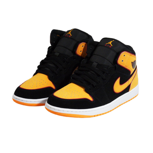 Sports shoes Air Jordan 1 Mid SE men's high black orange - FJ4923-008