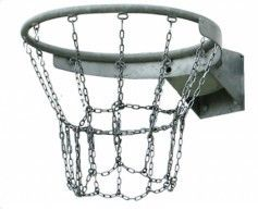 Sure Shot 144 Steel Basketball Backboard Grid + Basketball Rim