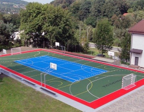 Sure Shot VersaCourt Basketball Court Playground Backyard