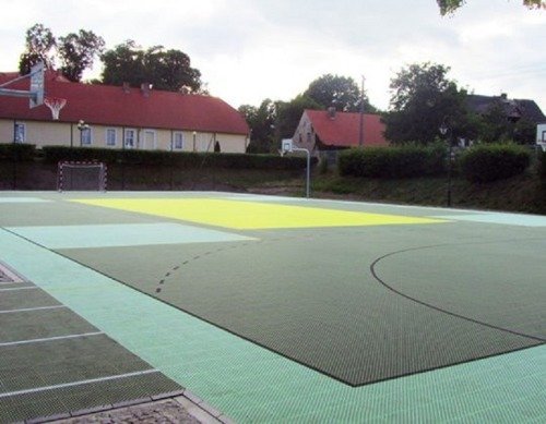 Sure Shot VersaCourt Basketball Court Playground Backyard