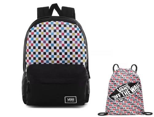 Vans Glitter Check Realm Backpack - VN0A48HGUX9