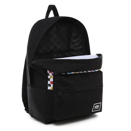 Vans Glitter Check Realm Backpack - VN0A48HGUX9 + Bag