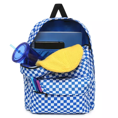 Vans Old Skool III Victoria Blue Check Backpack + Pencil Pouch