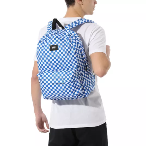 Vans Old Skool III Victoria Blue Check Backpack + Pencil Pouch