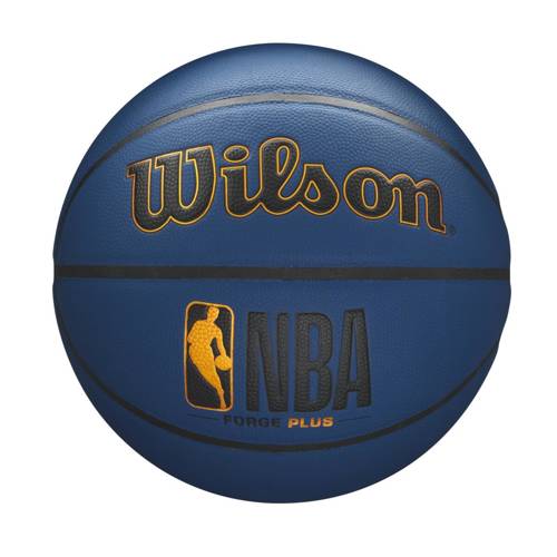 Wilson NBA FORGE Plus Navy Indoor / Outdoor Basketball + Ball Pump WILSON