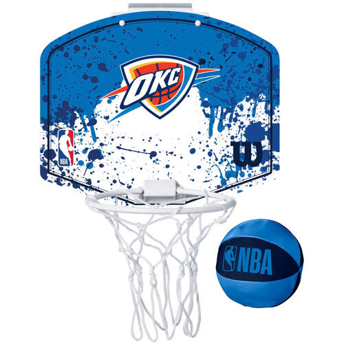 Wilson NBA Team Mini Hoop OKC Thunder for Kids - WTBA1302OKC