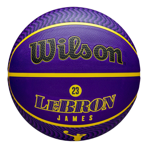 Wilson Player Icon Basketball Lebron James LA LAKERS + ball pump WILSON