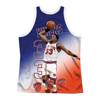  Mitchell & Ness NBA Behind The Back Tank New York Knicks - Patrick Eving - MSTKMI19002-NYKWHITPEW