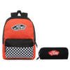  Vans Realm Paprika-Checkerboard Backpack - VN0A3UI6ZKF + Pencil Pouch