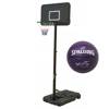 Basketball set Black 305 cm + Spalding Kobe Bryant 24 NBA Lakers