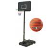 Basketball set Black 305 cm + Spalding basketball