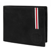 Men's Leather Wallet PitBull Lin Wood 2 Black Elegant - 7130019