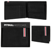 Men's Leather Wallet PitBull Lin Wood 2 Black Elegant - 7130019