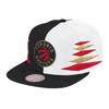 Mitchell & Ness NBA Diamond Cut Toronto Raptors Snapback Cap - HHSS1093-TRAYYPPPBKWH