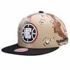 Mitchell & Ness NBA Los Angeles Clippers Choco Camo Snapback Cap - HHSS1101-LACYYPPPCAMO