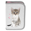 PASO Sweet Kitty Pencil Case with Equipment Gray - PP23KC-P001