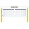 Professional Volleyball Net RomiSport 8,5m x 1m - Sia000016