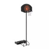 Spalding Highlight 44" Composite Portable Basketball Hoop + Ball Wilson NBA Authentic 