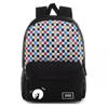 Vans Glitter Check Realm Backpack Custom Hallowenn Cat - VN0A48HGUX9