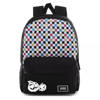 Vans Glitter Check Realm Backpack Custom Hallowenn Pumpkins - VN0A48HGUX9