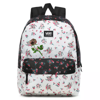 Vans Realm Classic Beauty Floral Patchwork Backpack Custom Rose